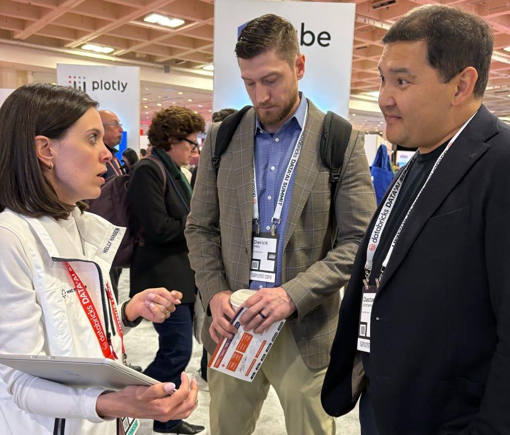 Team at booth